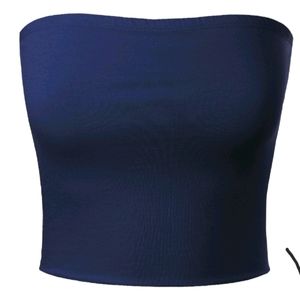 Forever 21 navy Blue tube top